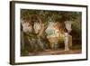 Water Carrier in an Antique Landscape with Olive Trees-Henryk Siemiradzki-Framed Giclee Print