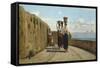 Water-Carriers at La Spezia-Vincenzo Cabianca-Framed Stretched Canvas