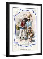 Water Carriers, Bolivia, 1911-null-Framed Giclee Print