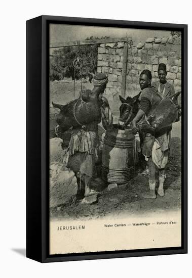 Water Carriers, Jerusalem-null-Framed Stretched Canvas