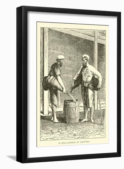 Water-Carriers of Calcutta-null-Framed Giclee Print