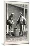 Water Carriers of Calcutta-null-Mounted Giclee Print