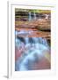 Water Cascades at The Subway, Zion National Park-Vincent James-Framed Photographic Print