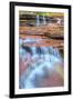 Water Cascades at The Subway, Zion National Park-Vincent James-Framed Photographic Print