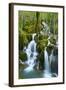 Water Cascading Down Toberia Falls-Juan Carlos Munoz-Framed Photographic Print