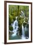 Water Cascading Down Toberia Falls-Juan Carlos Munoz-Framed Photographic Print