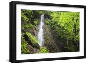 Water Cascading Flowing Over Partnach Gorge. Garmisch-Partenkirchen. Upper Bavaria. Germany-Oscar Dominguez-Framed Photographic Print