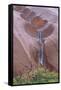 Water Cascading from Ayers Rock-Paul Souders-Framed Stretched Canvas