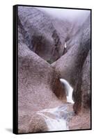 Water Cascading from Ayers Rock-null-Framed Stretched Canvas