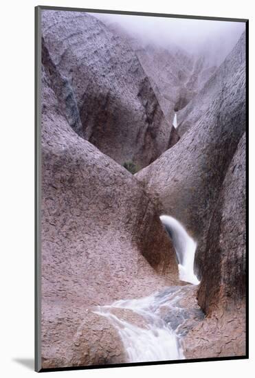 Water Cascading from Ayers Rock-null-Mounted Photographic Print