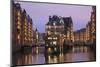 Water castle (Wasserschloss), Speicherstadt, Hamburg, Hanseatic Citiy, Germany, Europe-Markus Lange-Mounted Photographic Print