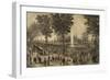 Water Celebration on the Commons - 1848-Tappan & Bradford-Framed Art Print