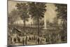 Water Celebration on the Commons - 1848-Tappan & Bradford-Mounted Art Print