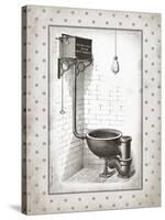 Water Closet I-Gwendolyn Babbitt-Stretched Canvas