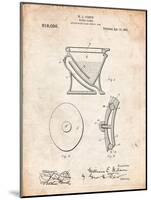 Water Closet Patent-Cole Borders-Mounted Art Print