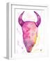 Water Color Skull-Kat Papa-Framed Art Print