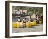 Water Containers That Have Been Filled from Communal Water Facility and are Awaiting Collection-R H Productions-Framed Photographic Print