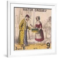 Water Cresses!, Cries of London, C1840-TH Jones-Framed Giclee Print