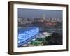 Water Cube National Aquatics Center and National Stadium at the Olympic Park, Beijing, China-Kober Christian-Framed Photographic Print