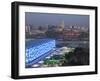 Water Cube National Aquatics Center and National Stadium at the Olympic Park, Beijing, China-Kober Christian-Framed Photographic Print