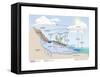 Water Cycle, Atmosphere, Earth Sciences-Encyclopaedia Britannica-Framed Stretched Canvas