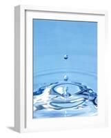 Water Drop Impact-Tony McConnell-Framed Photographic Print