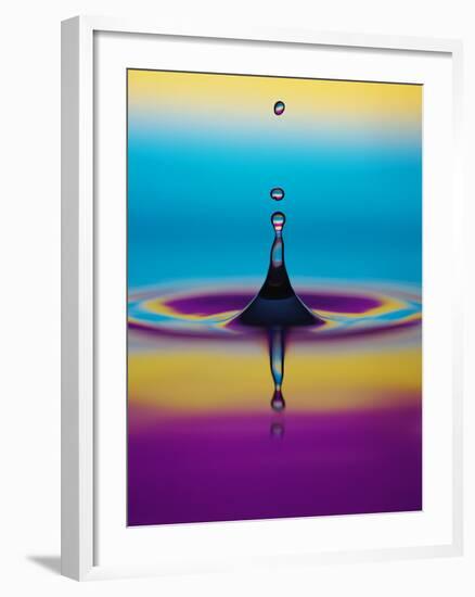 Water Drop-Adam Hart-Davis-Framed Premium Photographic Print