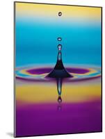 Water Drop-Adam Hart-Davis-Mounted Photographic Print