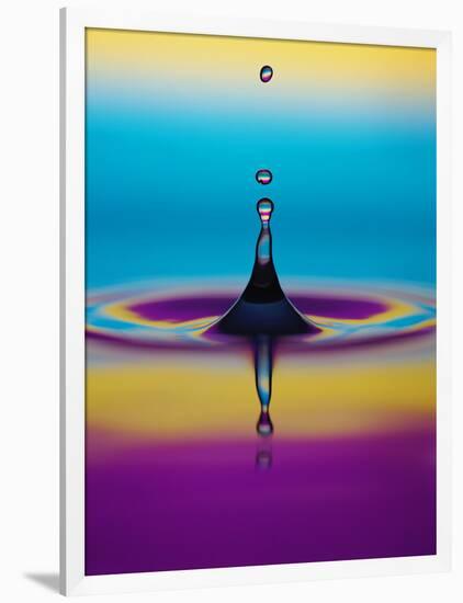 Water Drop-Adam Hart-Davis-Framed Photographic Print