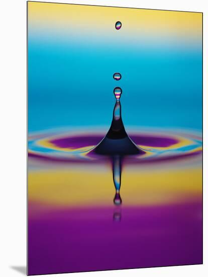 Water Drop-Adam Hart-Davis-Mounted Photographic Print