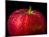 Water Droplet on Glossy Surface of Red Apple-Satakorn-Mounted Photographic Print