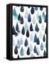 Water Drops I-Grace Popp-Framed Stretched Canvas
