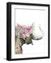 Water Elephant with Flower Crown-Patricia Pinto-Framed Art Print