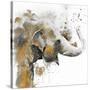 Water Elephant with Gold-Patricia Pinto-Stretched Canvas