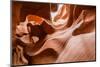 Water eroded Navajo Sandstone forms a slot canyon in Upper Antelope Canyon, Navajo Land, Arizona-Michael Nolan-Mounted Photographic Print