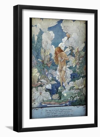 Water Fairy-Harold Gaze-Framed Art Print