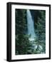 Water Falling Off Mountain at Helmcken Falls-null-Framed Photographic Print