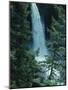 Water Falling Off Mountain at Helmcken Falls-null-Mounted Photographic Print