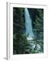 Water Falling Off Mountain at Helmcken Falls-null-Framed Photographic Print