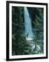 Water Falling Off Mountain at Helmcken Falls-null-Framed Photographic Print
