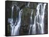 Water Falling Through Rocks, Cascade De La Grand Ravine, Reunion Island-null-Framed Stretched Canvas