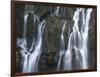 Water Falling Through Rocks, Cascade De La Grand Ravine, Reunion Island-null-Framed Photographic Print