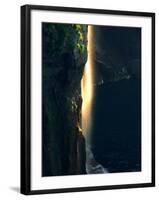 Water Falls at Sunset-null-Framed Photographic Print