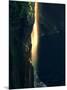 Water Falls at Sunset-null-Mounted Photographic Print