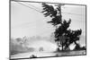 Water Falls/Car Stopped/Down Power Lines-null-Mounted Photographic Print