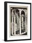 Water Feature Surrounded by Columns-Paul Thomas-Framed Giclee Print