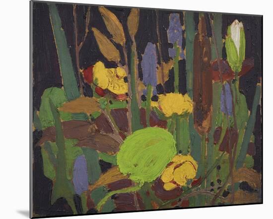 Water Flowers-Tom Thomson-Mounted Giclee Print