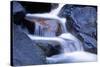 Water Flowing over Rocks in Stream-George D Lepp-Stretched Canvas