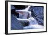 Water Flowing over Rocks in Stream-George D Lepp-Framed Photographic Print