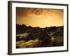 Water Flowing over Rocky Riverbed-Jan Lakey-Framed Photographic Print